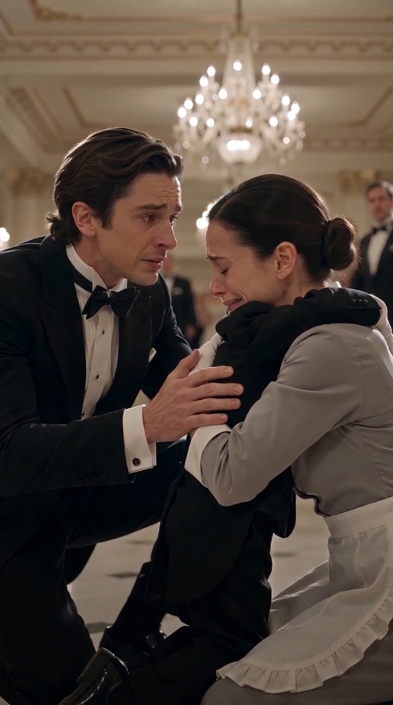 Part 2: The billionaire’s engagement party turned into a nightmare when a little boy suddenly pointed at the mansion maid and screamed, “That’s my mommy!”