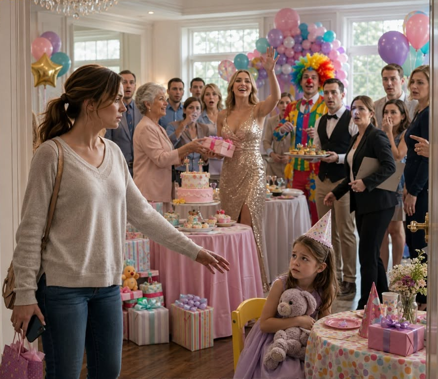 My sister stole the $5,000 birthday party I had planned for my daughter and let everyone treat her like the guest of honor. When I walked in, balloons were floating over the dessert table, gift bags lined the wall, and my little girl was crying alone in a corner while my sister smiled and said, "Thanks For The Party." My family barely looked ashamed.