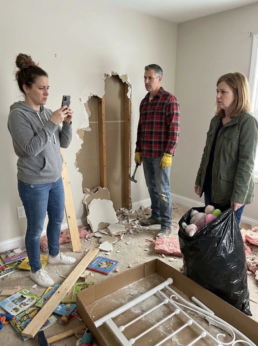 My parents let themselves into my home using the spare key I had once trusted them with, then proceeded to tear apart the nursery I had carefully prepared — all without a single conversation or warning