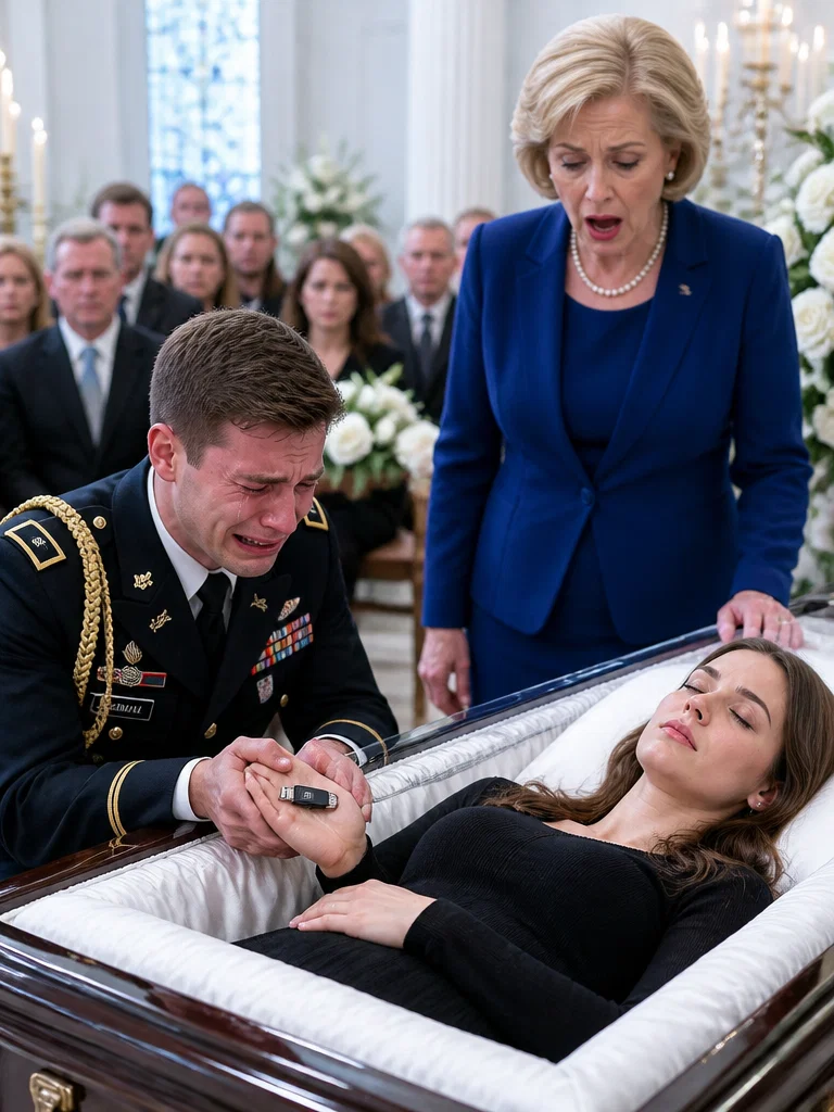 I returned home from military service, hoping to see my wife’s smile. Instead, I found a coffin in the middle of the living room. “She d:ied in childbirth…”