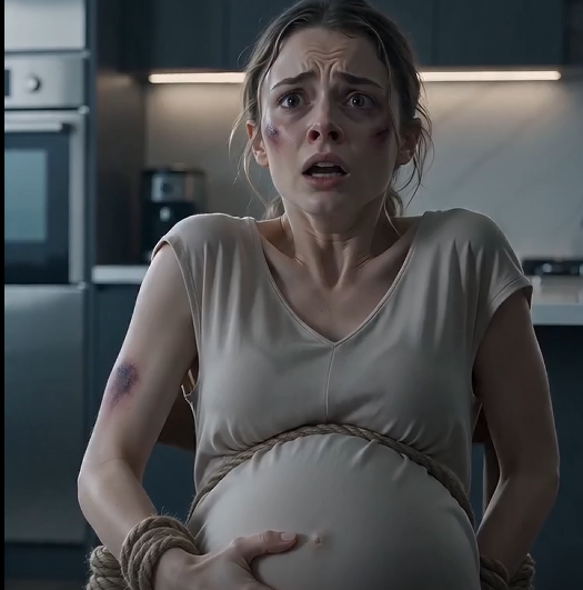 I was seven months pregnant when my husband and his mistress beat me until I blacked out on the kitchen floor. When I woke up, I was tied to a chair… and the person standing in front of me was not who I expected.